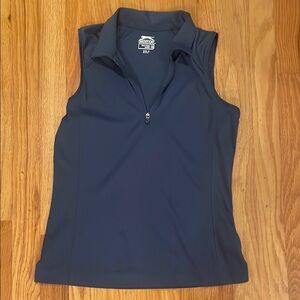 Ladies XS Slazenger Navy golf polo